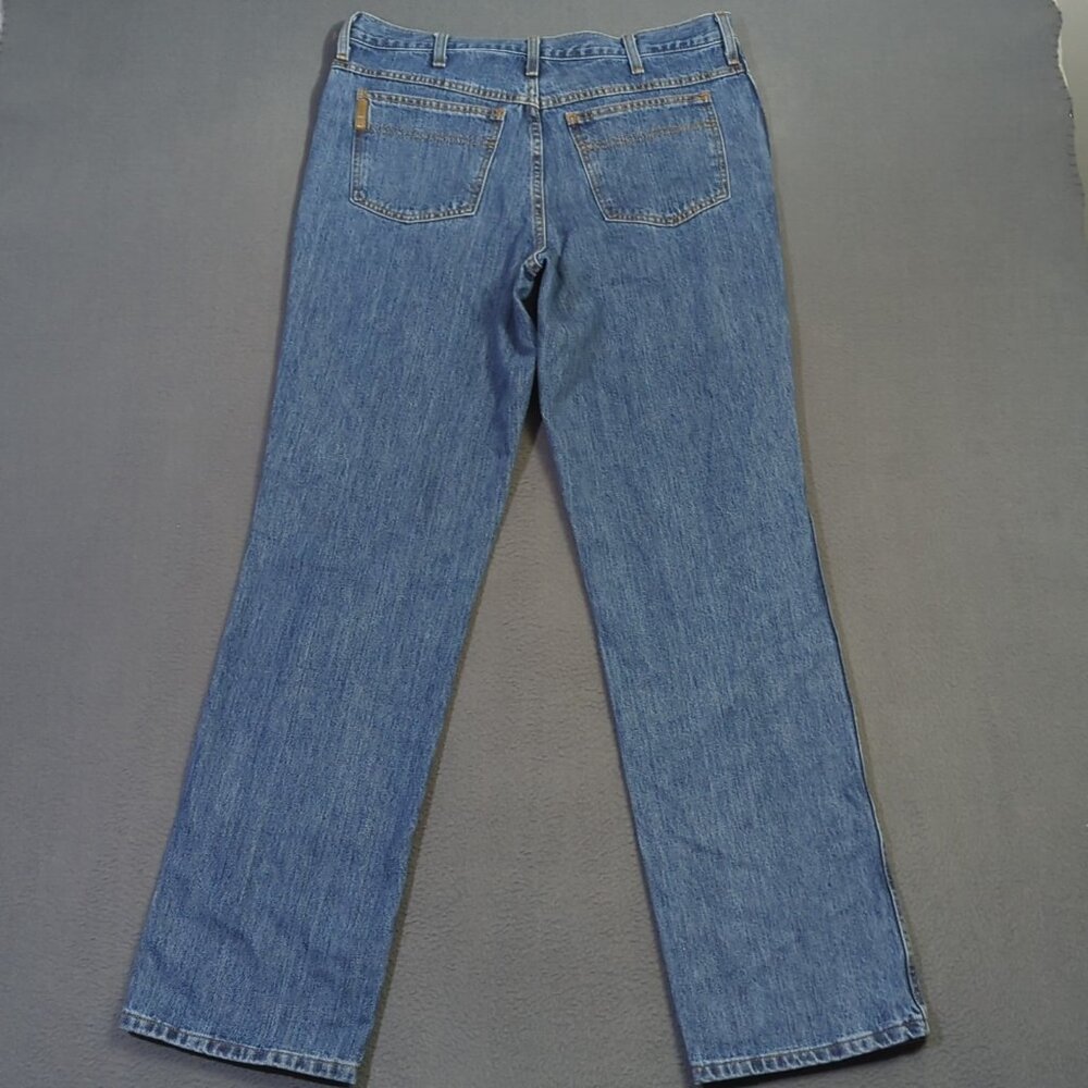 Cinch Jeans Men's 35x34 Blue Western Denim Bronze Label Slim Tapered Rodeo - Picture 2 of 10